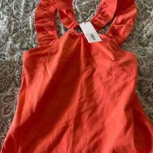 Never worn ruffle tank